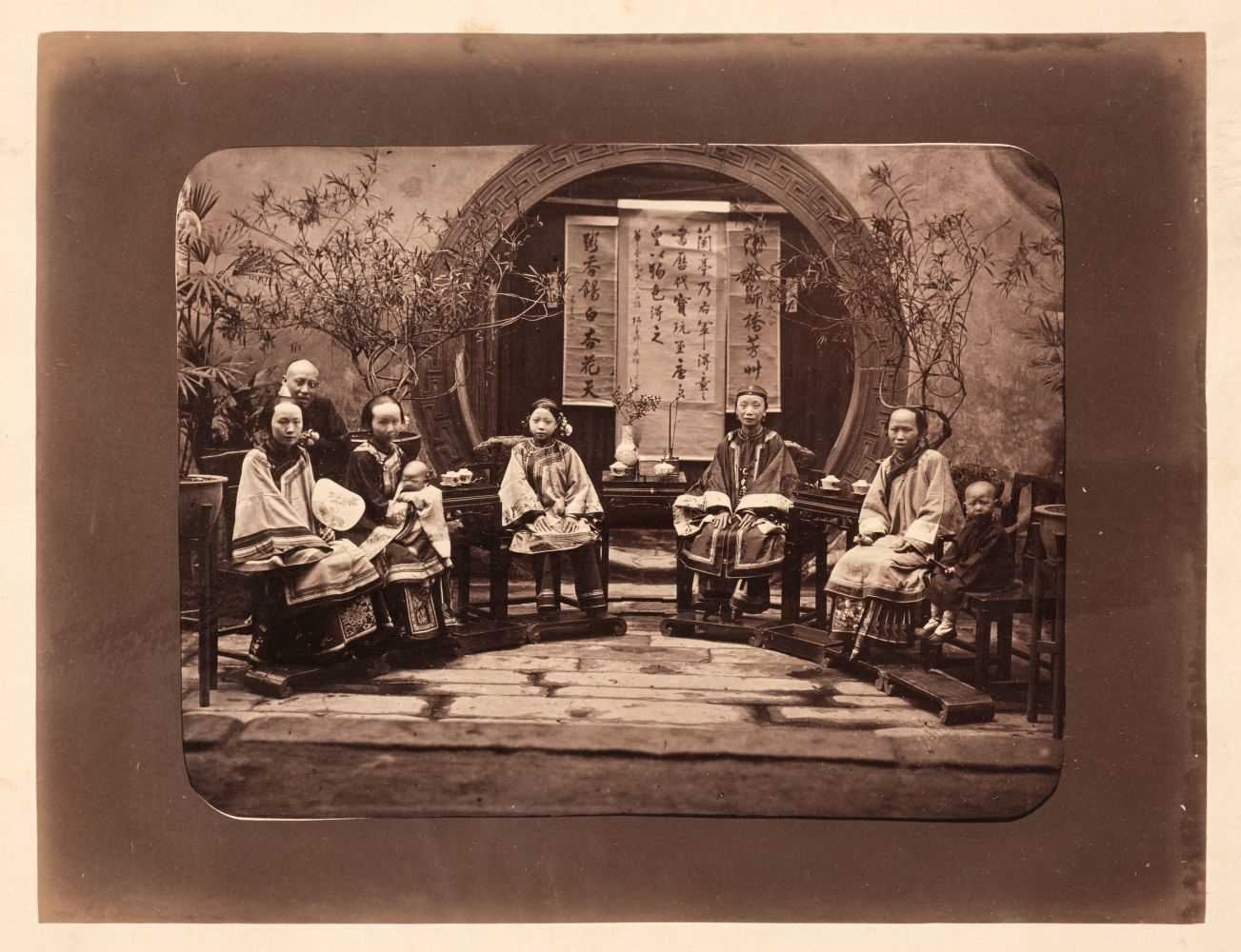 Lot 55 - China. Group portrait of Chinese women and