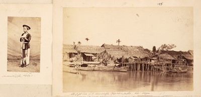 Lot 66 - Saigon. A series of 8 small portraits of Indo-Chinese people including one of a Chinese Mandarin...