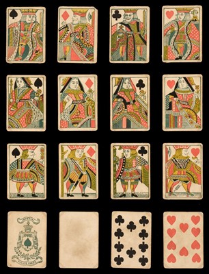 Lot 508 - American playing cards. Standard pattern, possibly New York: L.I. Cohen?, circa 1845?