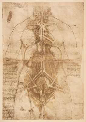 Lot 387 - Da Vinci (Leonardo). Quaderni d'Anatomia, 6 volumes, 1911