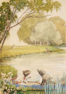 Lot 572 - Shepard (Ernest Howard, 1879-1976), 'Ratty and Mole', [1959]