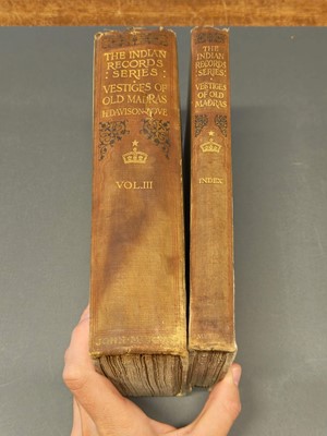 Lot 28 - Love (Henry Davison). Vestiges of Old Madras, 4 volumes, 1913