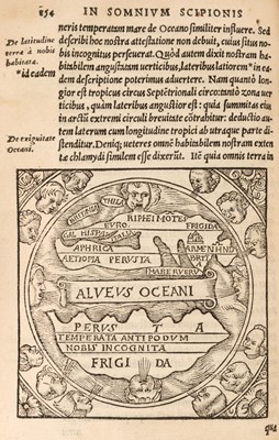 Lot 264 - Macrobius (Ambrosius). In somnium Scipionis, Lib. II. Saturnaliorum, Lib. VII. Lyon, 1550