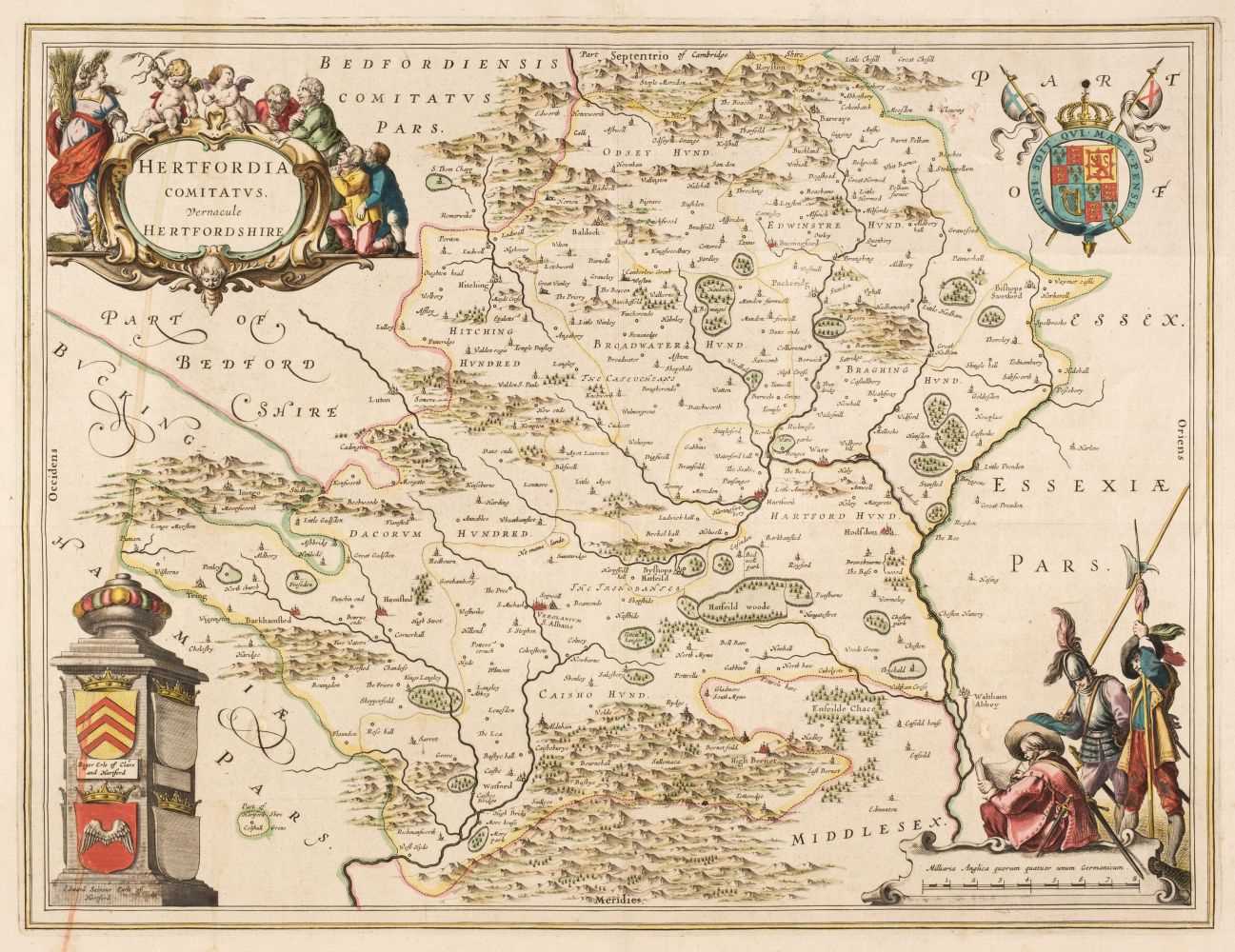 Lot 161 - Maps. A collection of 13 maps, 17th - 19th