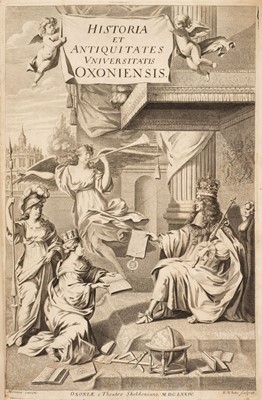 Lot 68 - [Wood, Anthony]. Historia Universitatis Oxoniensis, 1674 & other topography