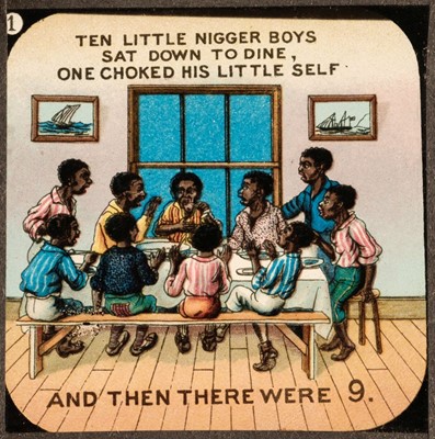 Lot 176 - Lantern slides. Ten Little Nigger Boys (Junior Lecturers’ Series), [London?], c. 1900