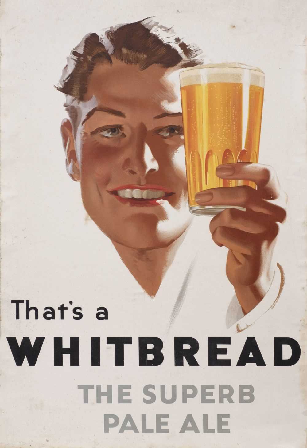Lot 482 - Advertising Poster. An original Whitbread Ale poster