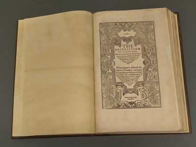 Lot 288 - Holinshed (Raphael). The Description of Scotland, 1585