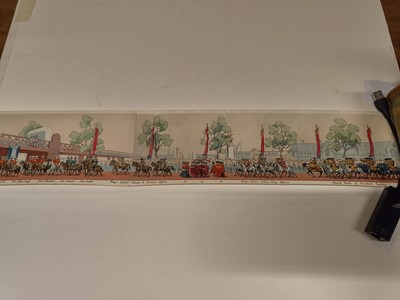 Lot 495 - Panorama. A Panorama of the Coronation Procession of Their Majesties, 12th May 1937