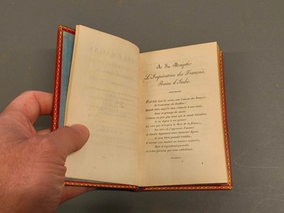 Lot 366 - Bindings for Empress Marie Louise. Charles Millevoye, Charlemagne, 2 volumes, 1812 & 1814