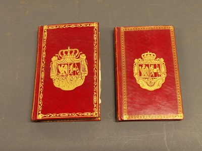 Lot 366 - Bindings for Empress Marie Louise. Charles Millevoye, Charlemagne, 2 volumes, 1812 & 1814