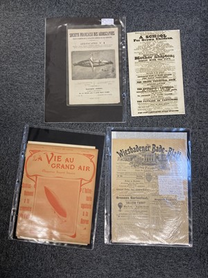 Lot 514 - Early ephemera - Balloon Flight