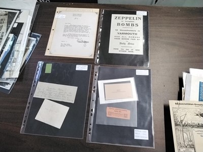Lot 538 - Zeppelin. A large collection of photographs and ephemera relating to Zeppelin airships
