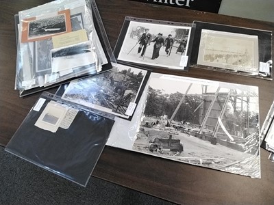 Lot 538 - Zeppelin. A large collection of photographs and ephemera relating to Zeppelin airships