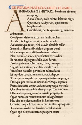 Lot 700 - Ashendene Press. T. Lucreti Cari De Rerum Natura Libri Sex, Chelsea: Ashendene Press, 1913