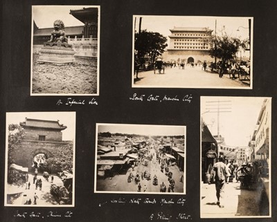 Lot 135 - China & the Far East. An album of photographs compiled by Lt.-Commander James A. Douglas-Hamilton