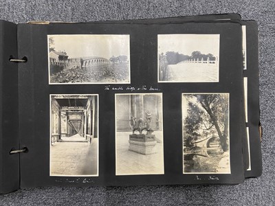 Lot 135 - China & the Far East. An album of photographs compiled by Lt.-Commander James A. Douglas-Hamilton