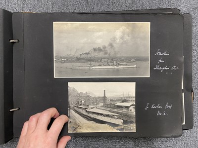 Lot 135 - China & the Far East. An album of photographs compiled by Lt.-Commander James A. Douglas-Hamilton