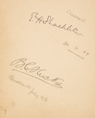 Lot 253 - Shackleton (Ernest, 1874-1922). Autograph Signature, 'E. H. Shackleton'