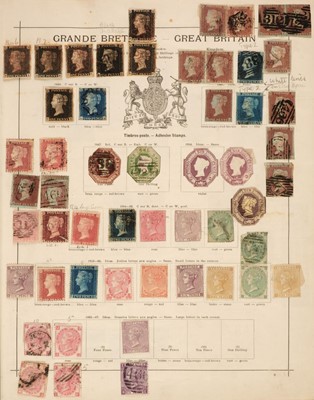 Lot 407 - Stamps. A valuable 1897 ‘Richard Senf’ Illustrated Postage Stamp Album