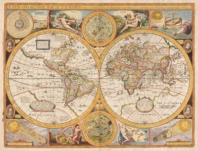 Lot 159 - World. Speed (John), A New and Accurat Map of the World..., 1676
