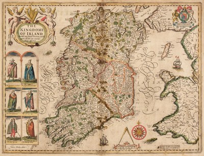 Lot 116 - Ireland. Speed (John), The Kingdome of Irland..., Roger Rea, 1662