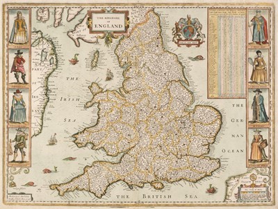 Lot 100 - England & Wales. Speed (John), The Kingdome of England, Thomas Bassett & Richard Chiswell [1676]