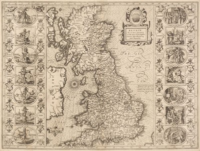 Lot 83 - British Isles. Speed (John), Britain as it was devided in the tyme of the English Saxons..., 1627