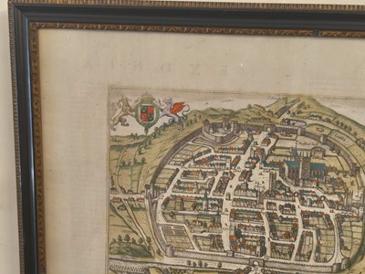 Lot 101 - Exeter. Braun (Georg & Hogenberg Franz), Civitas Exoniae (vulgo Excester)..., circa 1617