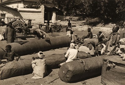 Lot 166 - India. A collection of approximately 130 photographs depicting weaving of carpets in Amritsar