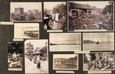 Lot 137 - China. A collection of 332 photographs of Canton and Nanning, c. 1915-20