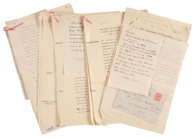 Lot 444 - Egyptian Expeditionary Force and the Battle for Gaza. A group of 10 letters, c. 1917