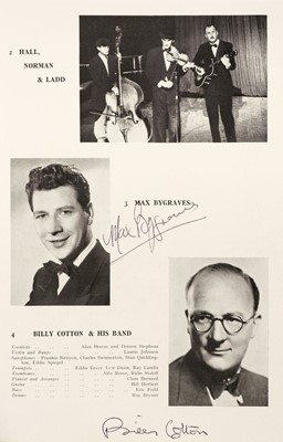Lot 298 - Royal Variety Performance multi-signed programmes, 1945-50
