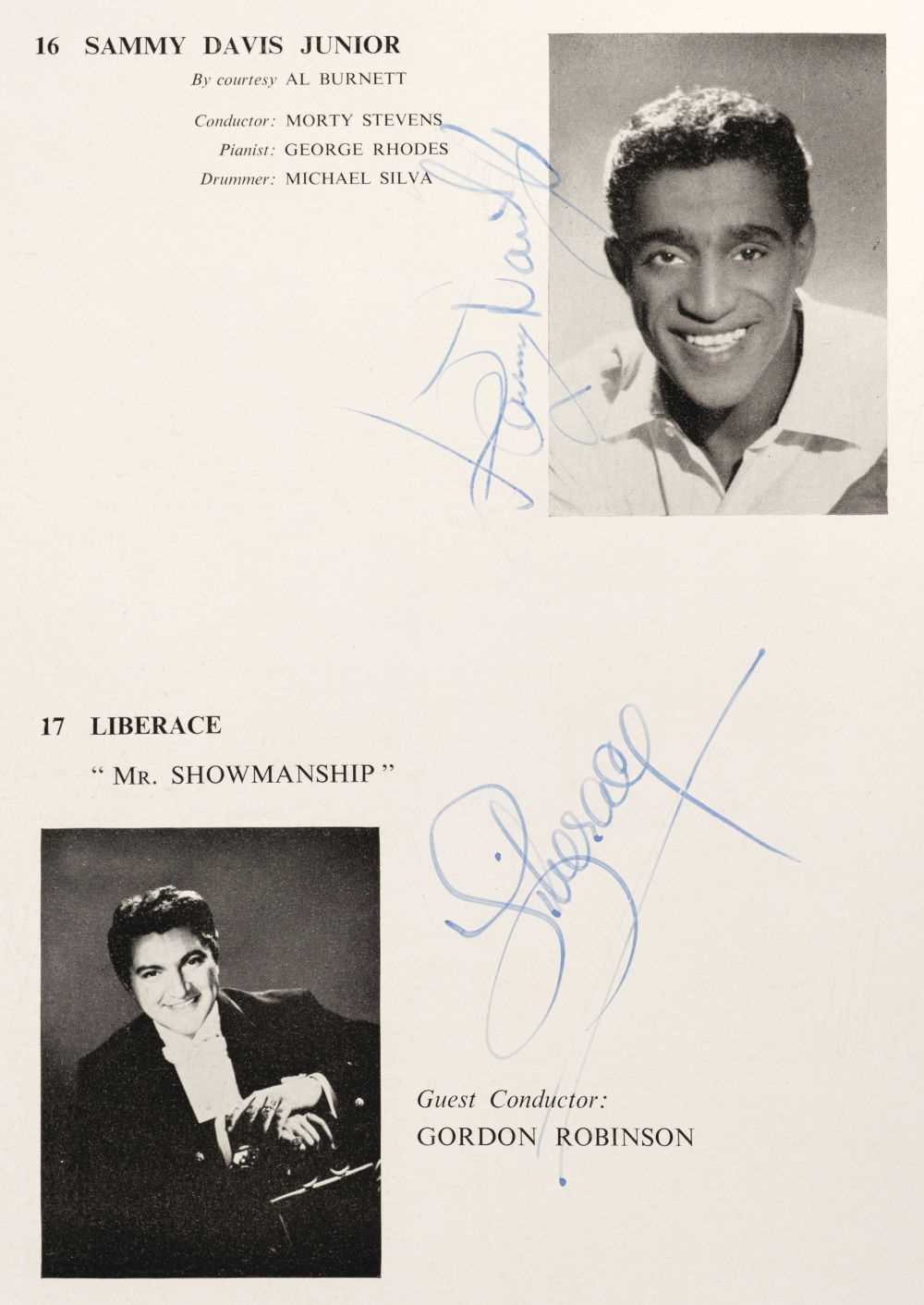 Lot 299 - Royal Variety Performance multi-signed