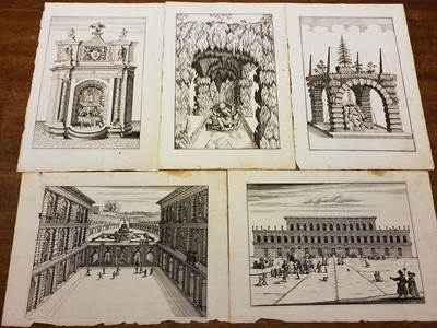 Lot 143 - Fountains. Bockler (Georg Andreas), A collection of approximately 70 engravings, circa 1664