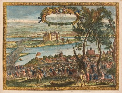 Lot 224 - Poland. Pufendorf (Samuel), Two Battle Scenes, circa 1698