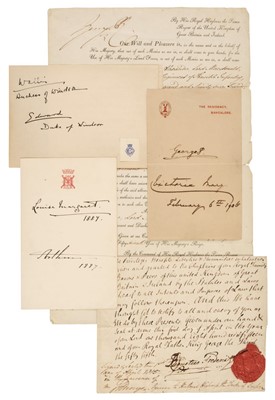 Lot 247 - George IV (George Augustus Frederick, 1762-1830). Document Signed 'George V',  16 August 1817