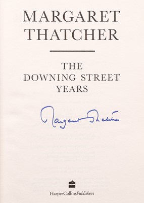 Lot 904 - Thatcher (Margaret). The Downing Street Years, 1st edition, signed, London: Harper Collins, 1993