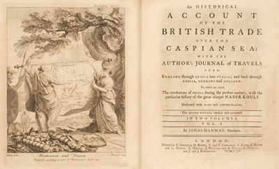 Lot 299 - Hanway (J). An Historical Account of the British Trade over the Caspian Sea..., London, 1754