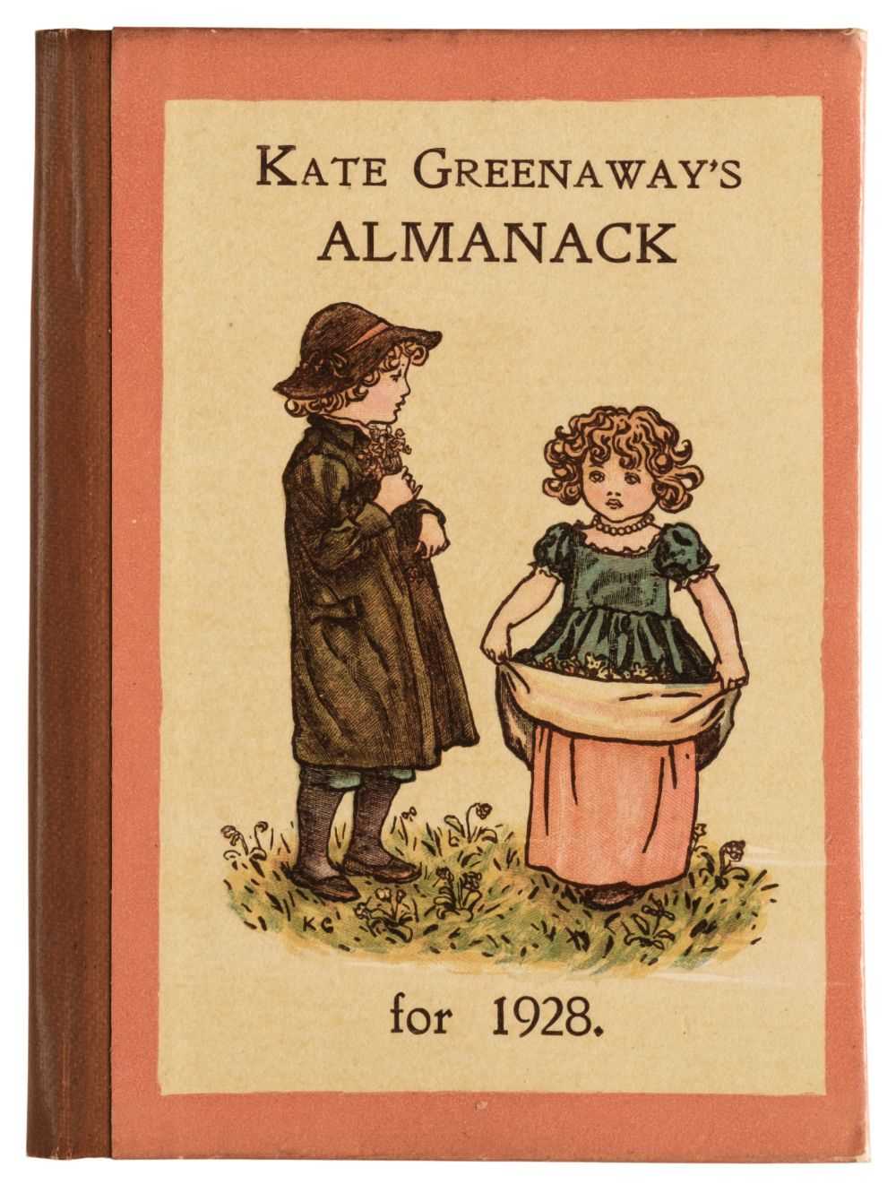 Lot 55 - Greenaway (Kate). Almanack for 1928, published by Frederick Warne & Co. Ltd, [1927]