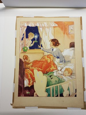 Lot 555 - Cooper (Phyllis, 1895-1988). I Hope You Are Feeling Quite Alright, gouache on paper