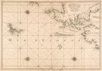 Lot 138 - Scotland. Carte de la Mer d'Ecosse contenant les Isles et Costes..., circa 1693