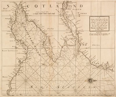 Lot 139 - Scotland. Marr (John), A Large Chart Describing the Sands, Shoales..., of Scotland..., circa 1740