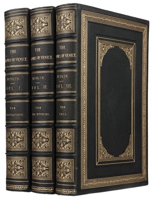 Lot 367 - Ruskin (John). The Stones of Venice, 3 volumes, new edition, 1873