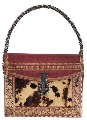 Lot 527 - Reticule. A Regency bag or document pouch, probably English, 1st quarter 19th century