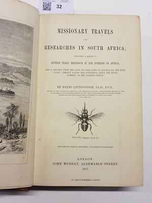 Lot 32 - Livingstone (David). Missionary Travels and Researches in South Africa, 1st edition, 1857