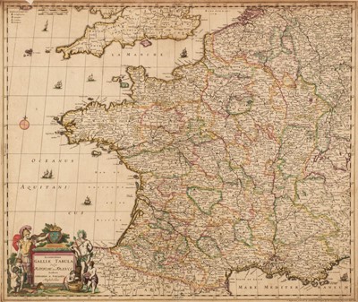 Lot 105 - France. Van Schagen (Gerrit), Accuratissima Galliae Tabula vulgo Royaume de France..., circa 1680