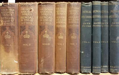 Lot 23 - Hill (S. C.). Indian Records Series Bengal in 1756-1757, 3 vols., 1905