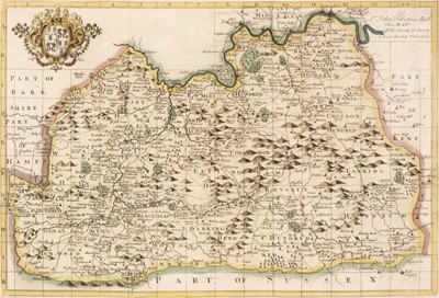 Lot 80 - British County Maps. A collection of approximately 65 maps, 17th - 19th century