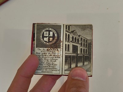 Lot 444 - Miniature Almanack. London Almanack for the Year of Christ, 1795, Company of Stationers